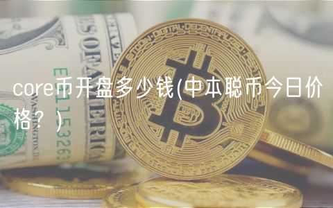 core币开盘多少钱(中本聪币今日价格？)  第2张