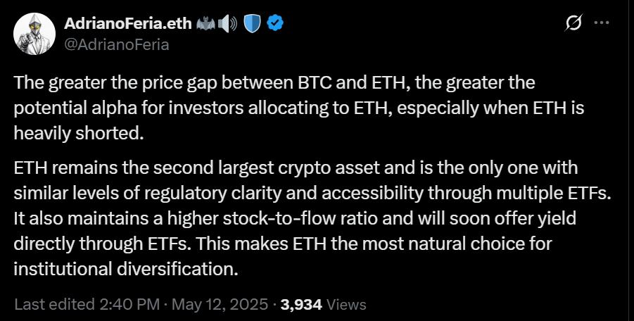 2025年以太坊（ETH）价格可能飙升至5000美元的三大原因  第2张